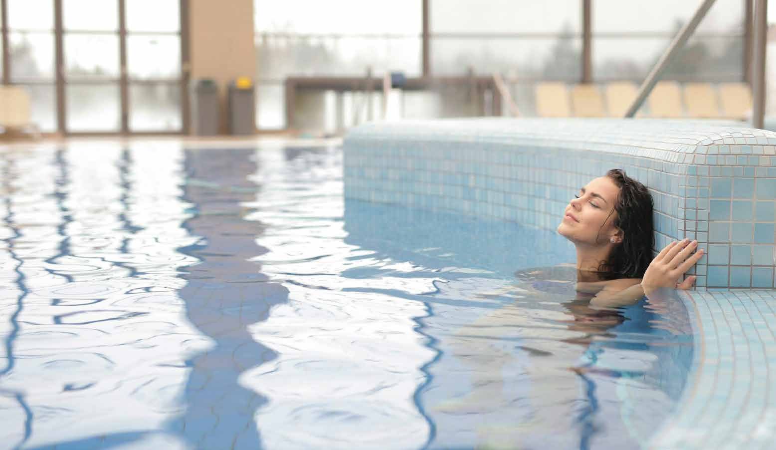 Rooftop swimming pool at merlin arama kolkata